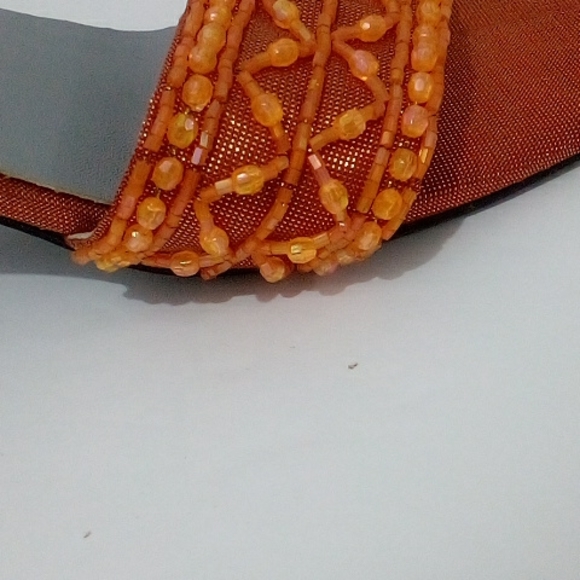 Lu & Natty orange heel sandals - Picture 6 of 8